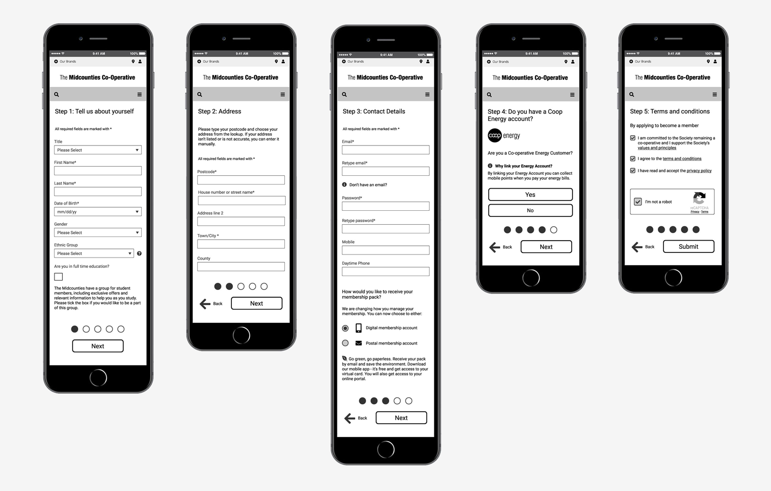 Co-operative Mobile Form