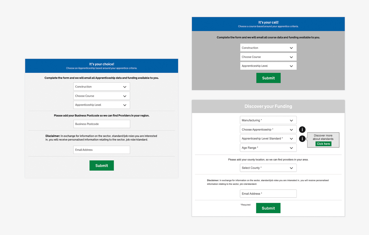 Apprenticeships Forms